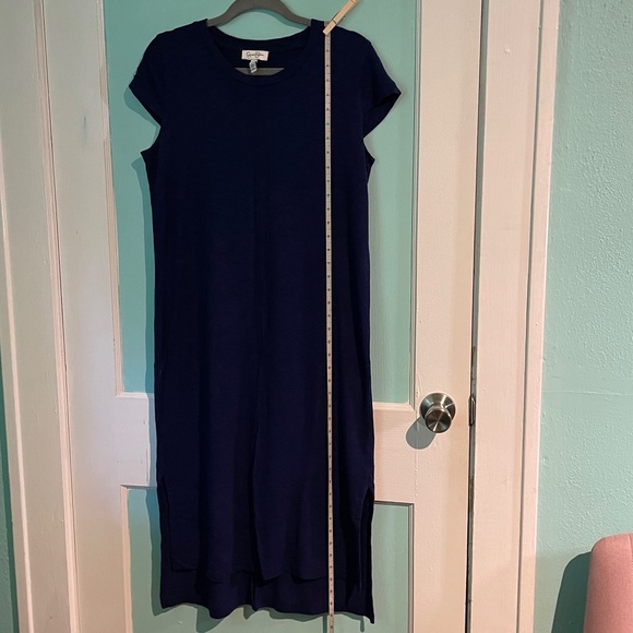 Stretchy blue dress - Picture 2 of 3